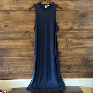 Joie Navy Sleeveless Maxi Dress